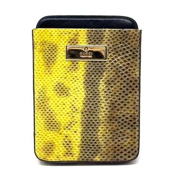Gucci Yellow Cardholder Wallet - Picture 1 of 8